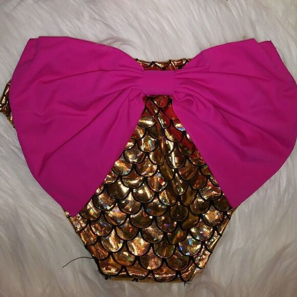 2pc Holographic Mermaid Bathing Suit - Picture 5 of 8